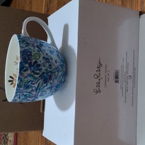 Lily Pulitzer Set of 2 Ceramic Mugs